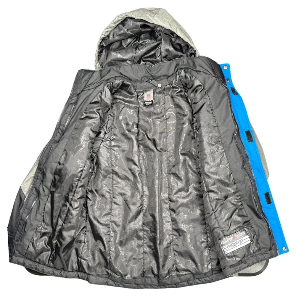 Gerry Boys Winter Jacket Youth M 10 12 Hooded‎ Ski Snow Coat Gray